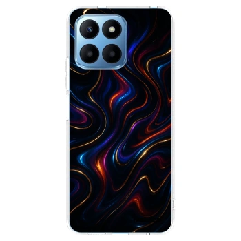 Picasee Honor 70 Lite Hülle - Transparentes Silikon - Noir
