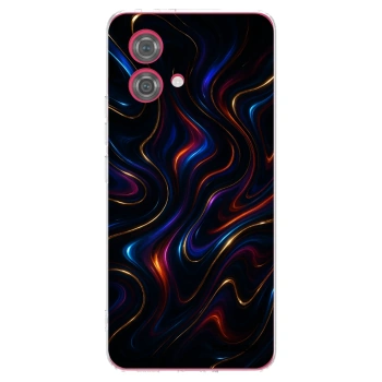 Picasee Motorola Moto G84 5G Hülle - Transparentes Silikon - Noir