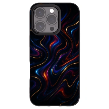 Picasee Apple iPhone 16 Pro Hülle - Schwarzes Silikon - Noir