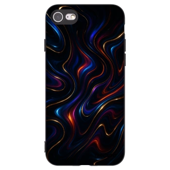 Picasee Apple iPhone 8 Hülle - Schwarzes Silikon - Noir