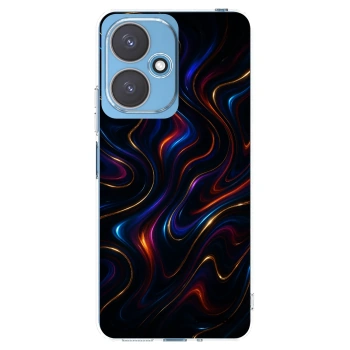 Picasee Xiaomi Redmi 13C 5G Hülle - Transparentes Silikon - Noir