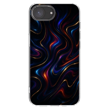 Picasee Apple iPhone 16e Hülle - Transparentes Silikon - Noir