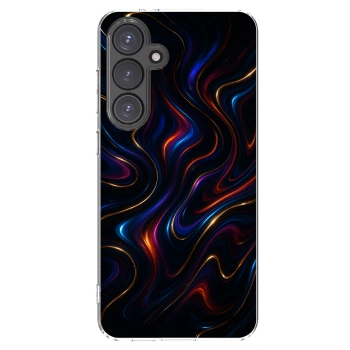 Picasee Samsung Galaxy S24 FE S721B Hülle - Transparentes Silikon - Noir