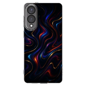 Picasee Samsung Galaxy S25 Edge 5G Hülle - Transparentes Silikon - Noir