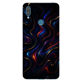 Picasee Huawei Y7 2019 Hülle - Transparentes Silikon - Noir