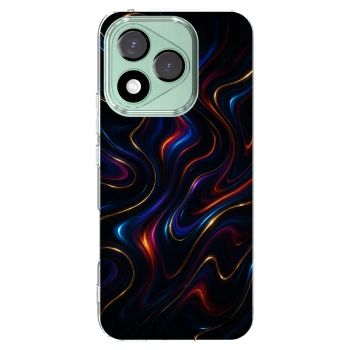 Picasee Honor 400 Lite 5G Hülle - Transparentes Silikon - Noir