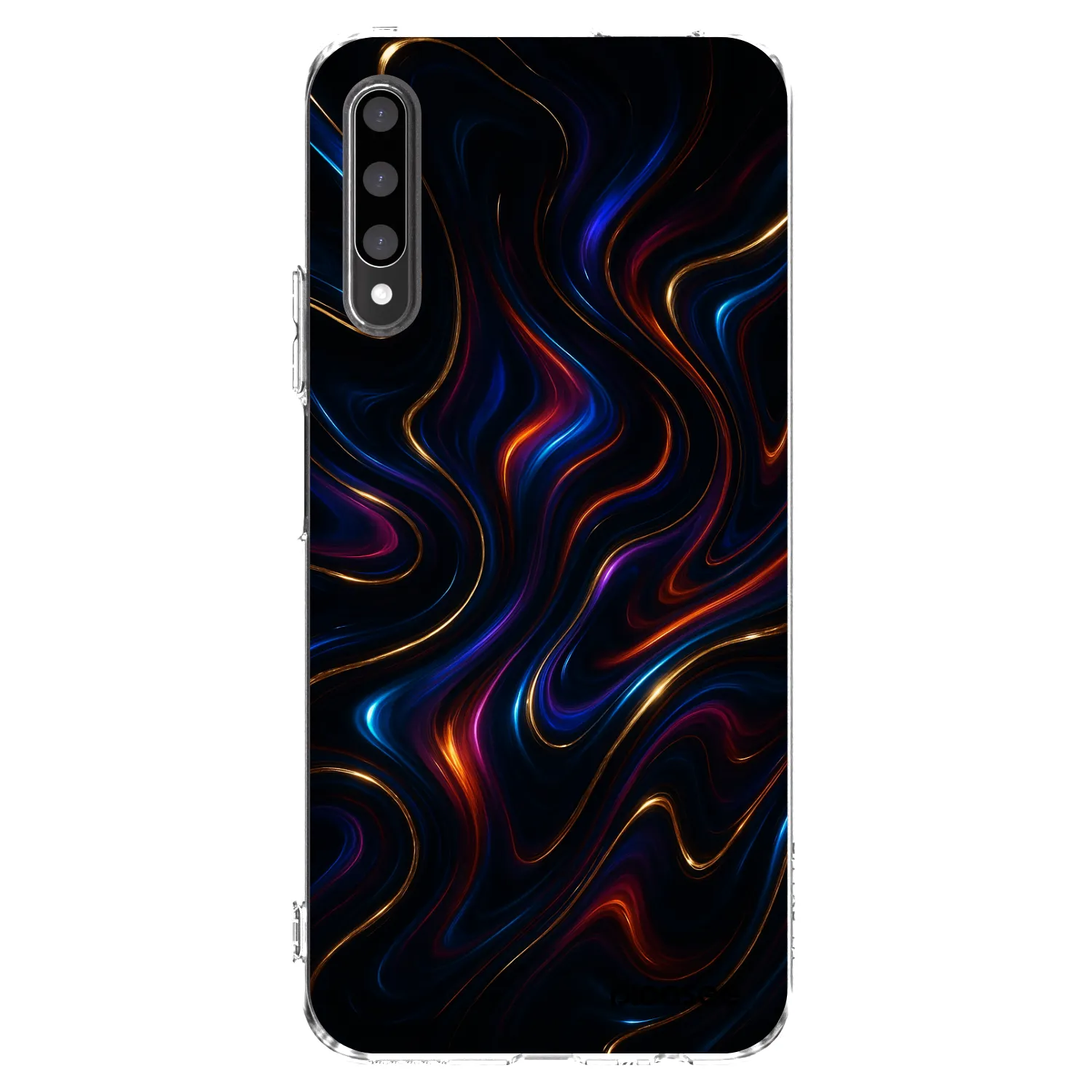 Picasee Honor 9X Pro Hülle - Transparentes Silikon - Noir