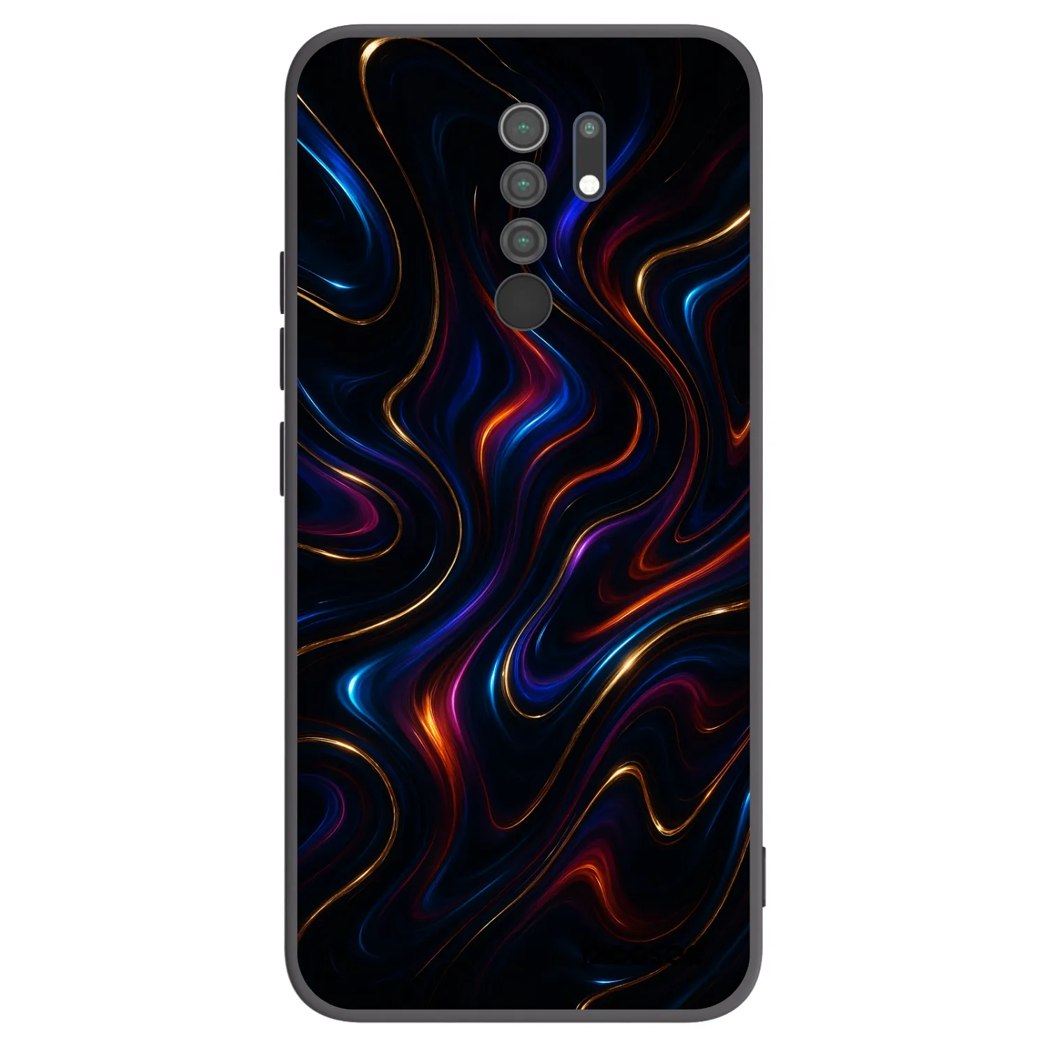 Picasee Xiaomi Redmi 9 Hülle - Schwarzes Silikon - Noir