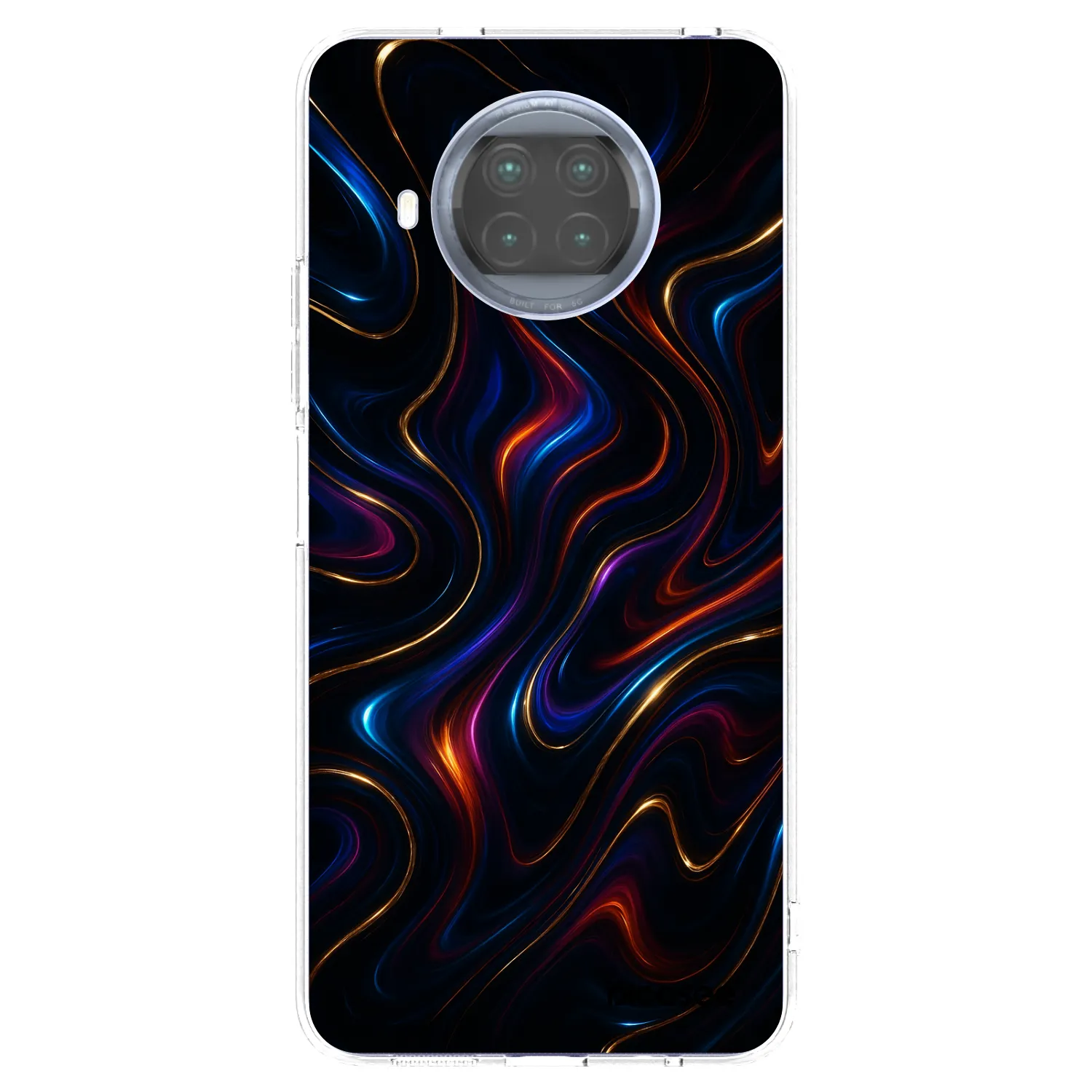Picasee Xiaomi Mi 10T Lite Hülle - Transparentes Silikon - Noir