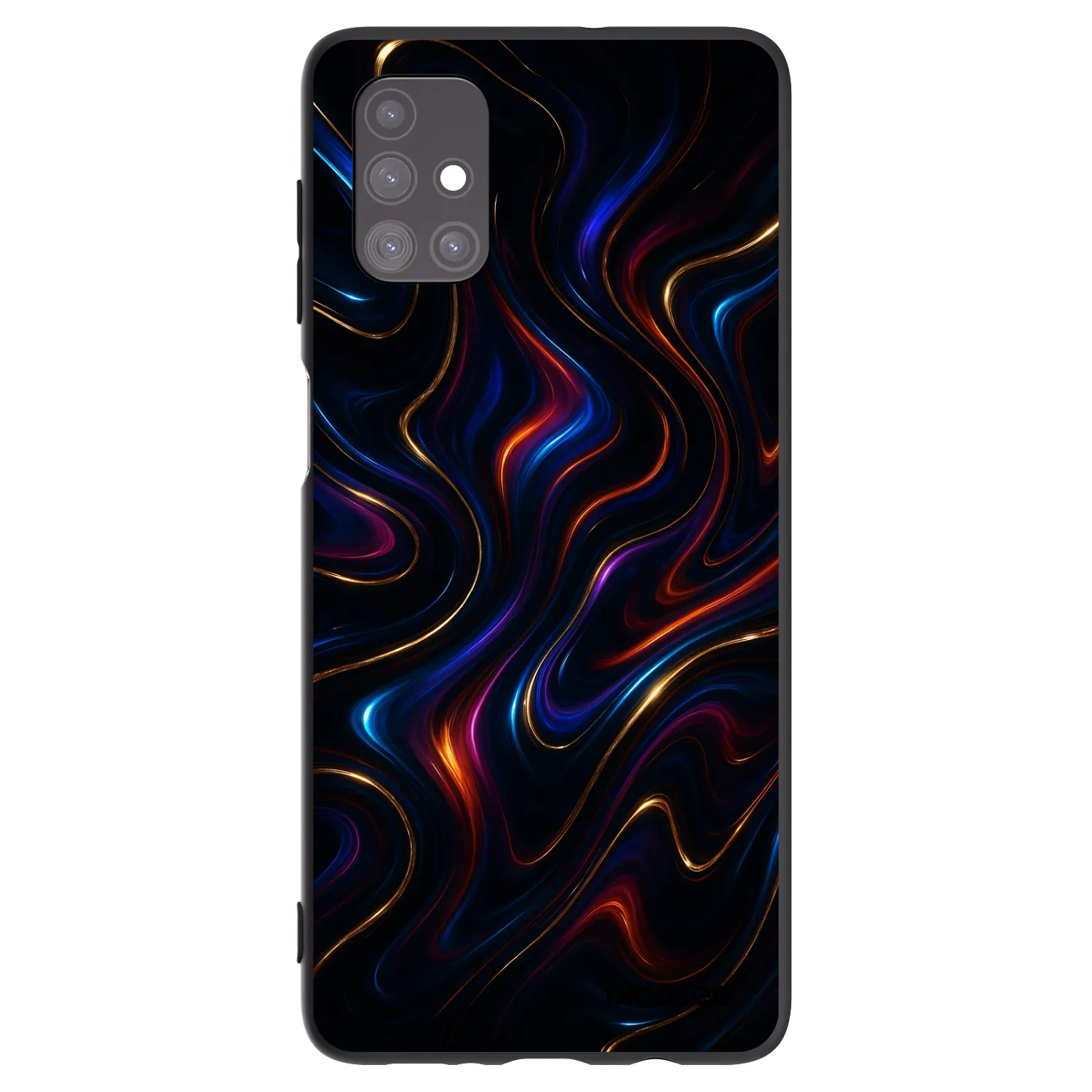 Picasee Samsung Galaxy M51 M515F Hülle - Schwarzes Silikon - Noir