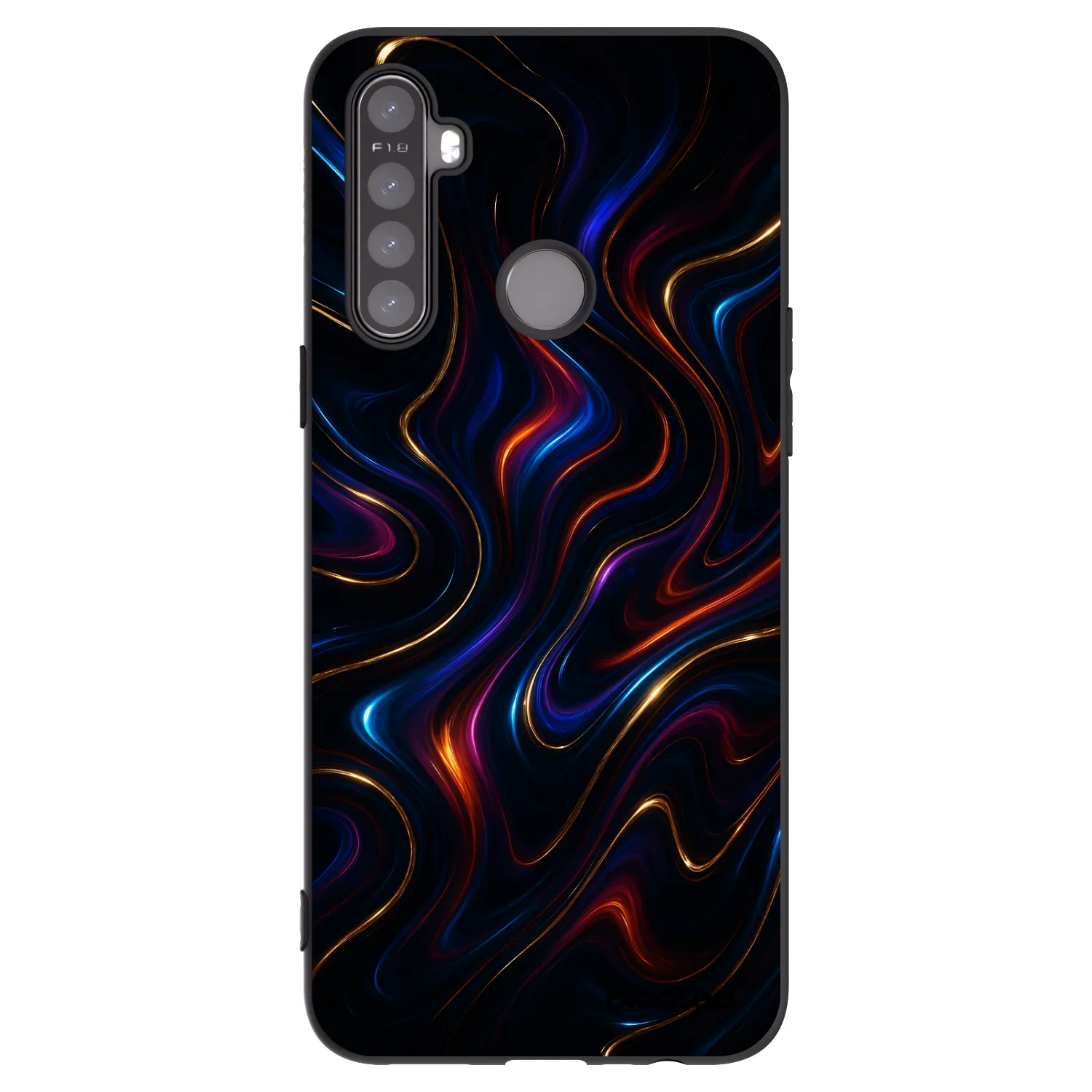Picasee Realme 6i Hülle - Schwarzes Silikon - Noir
