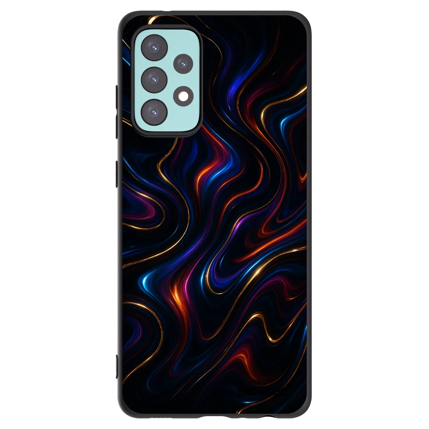Picasee Samsung Galaxy A72 A725F Hülle - Schwarzes Silikon - Noir