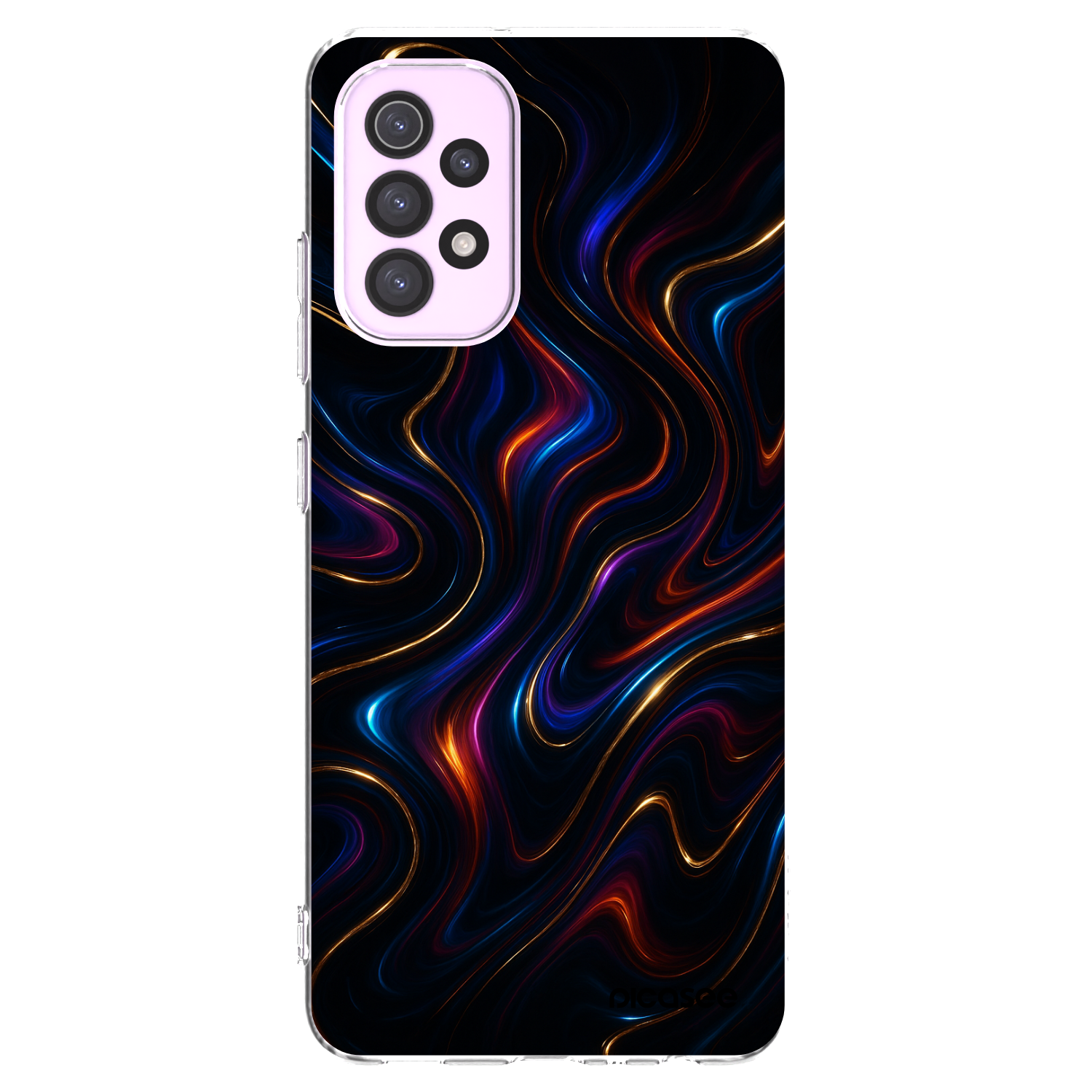 Picasee Samsung Galaxy A32 5G A326B Hülle - Transparentes Silikon - Noir