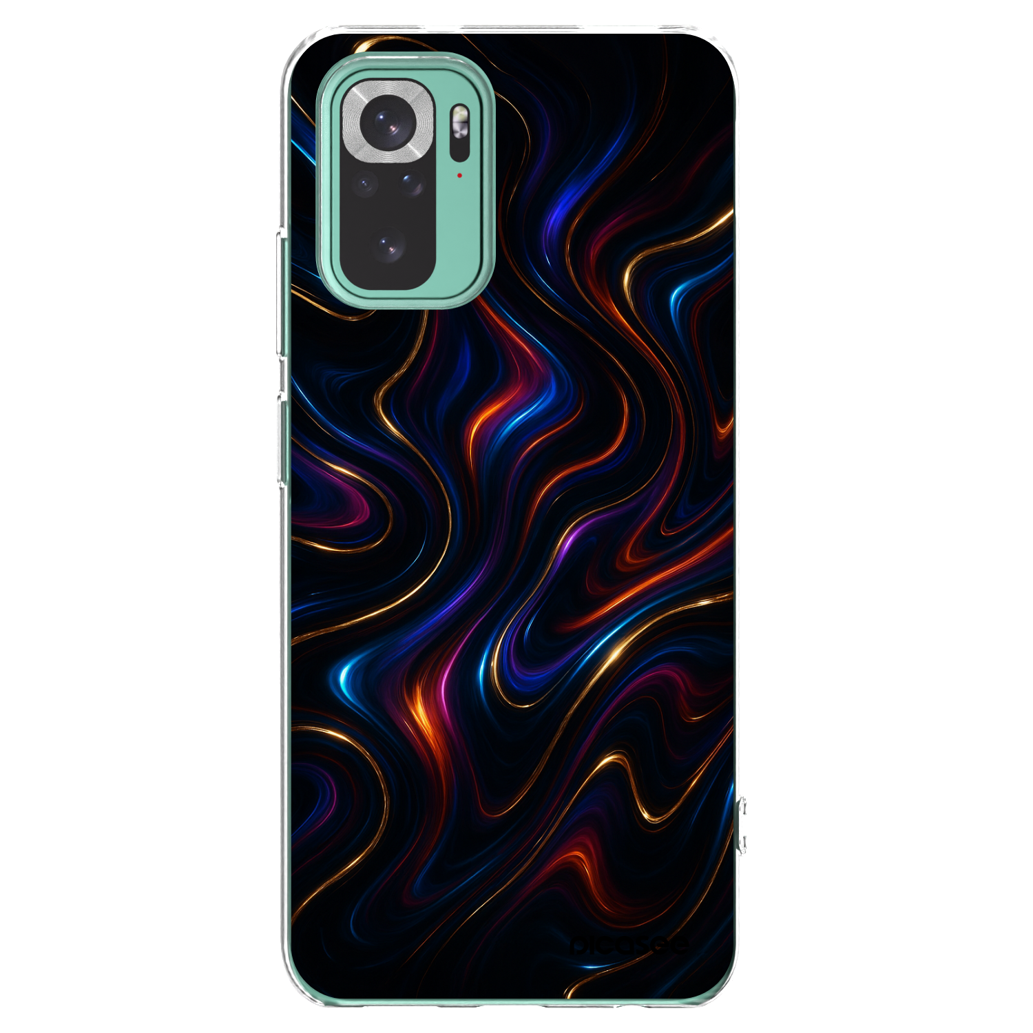 Picasee Xiaomi Redmi Note 10 Pro Hülle - Transparentes Silikon - Noir