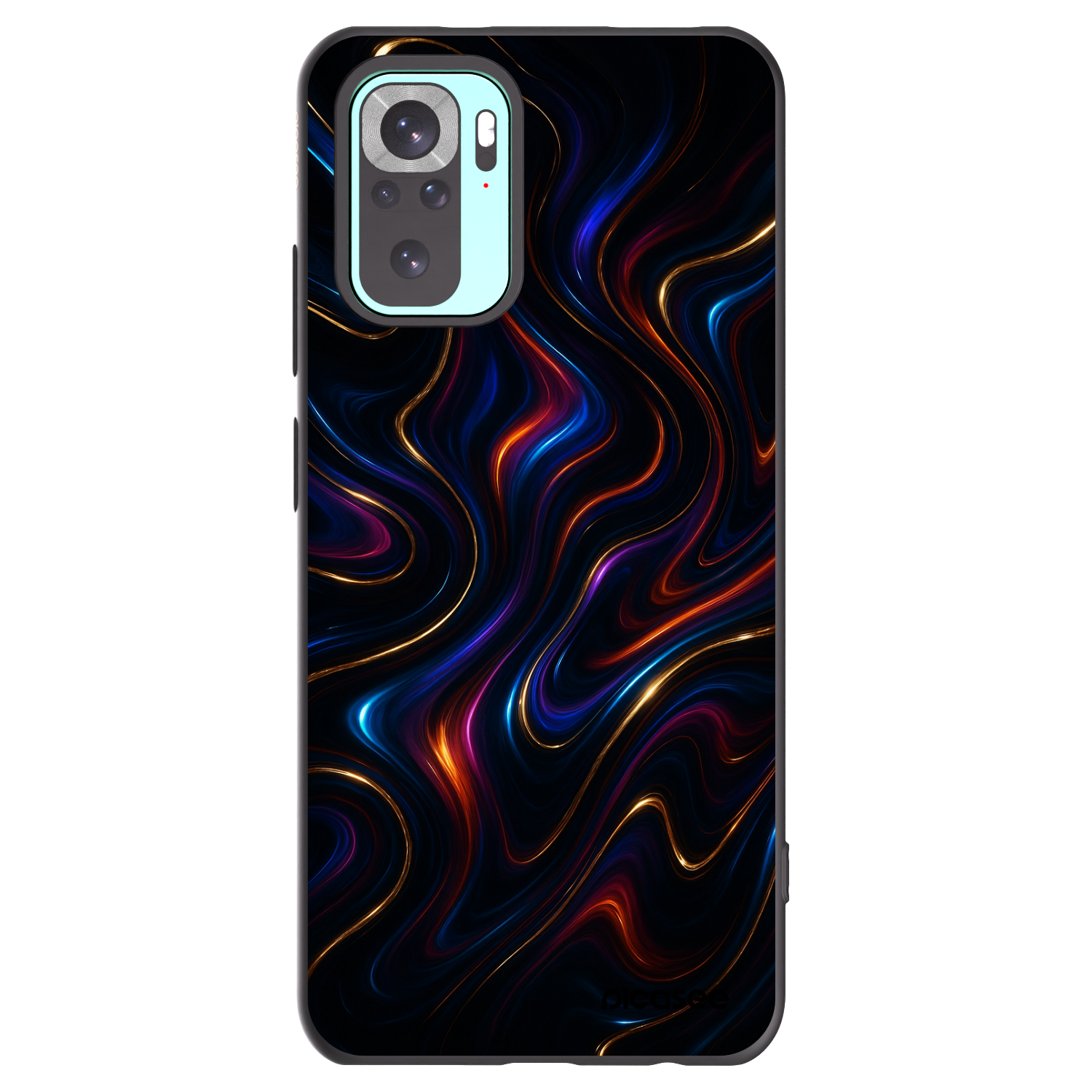 Picasee Xiaomi Redmi Note 10 Pro Hülle - Schwarzes Silikon - Noir