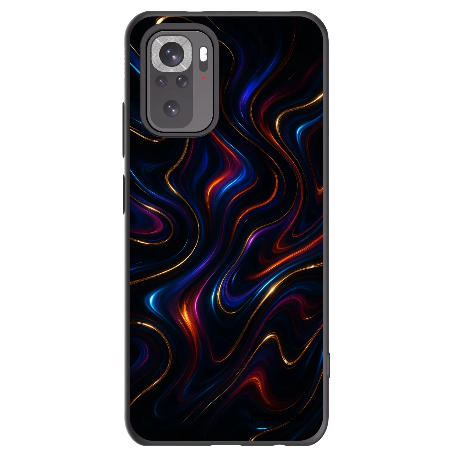 Picasee Xiaomi Redmi Note 10S Hülle - Schwarzes Silikon - Noir