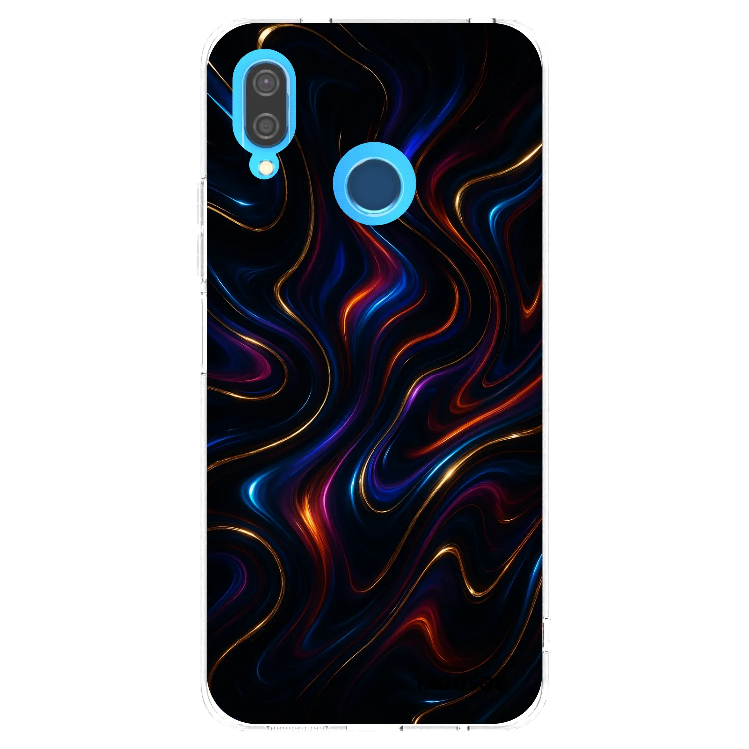 Picasee Huawei P20 Lite Hülle - Transparentes Silikon - Noir