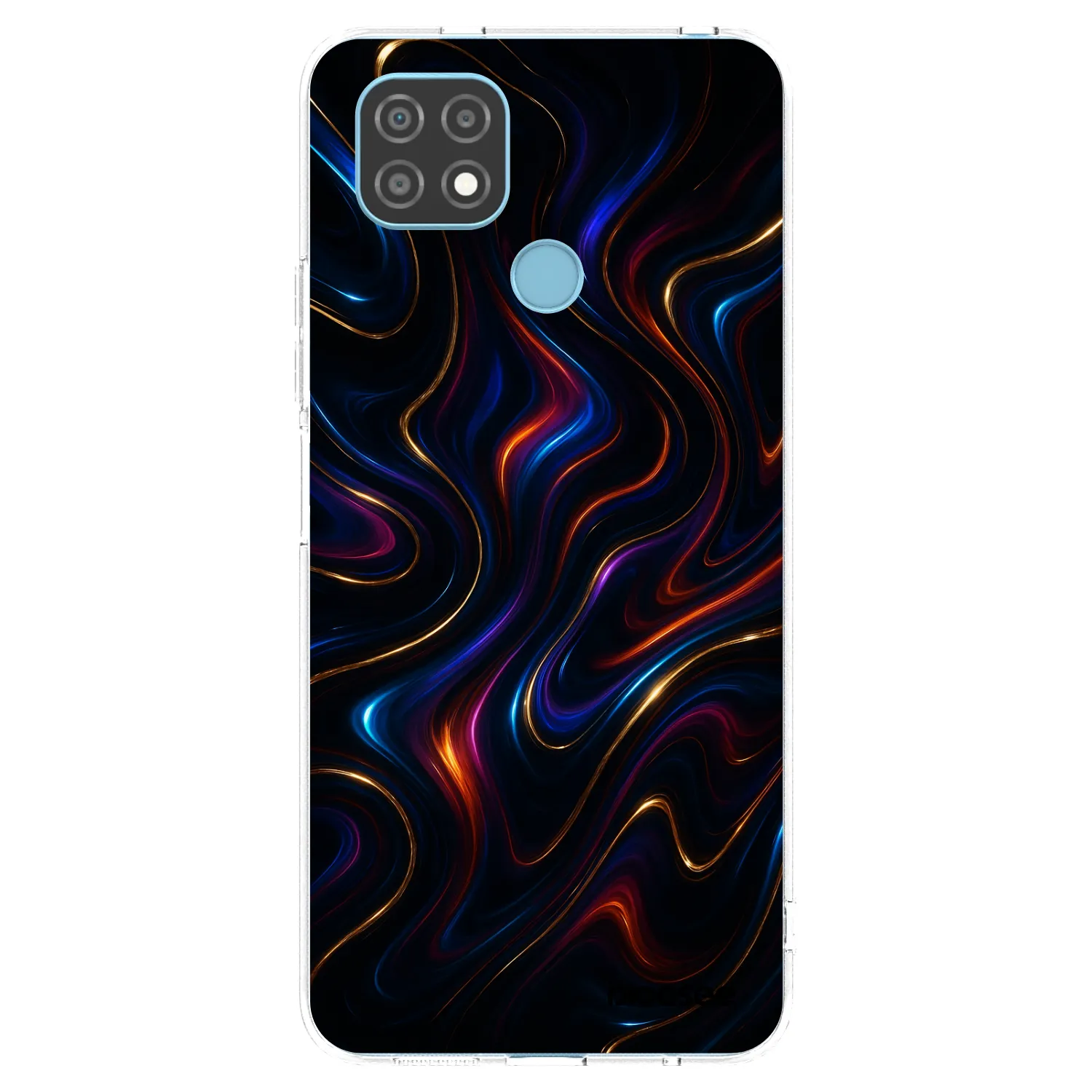 Picasee Realme C21 Hülle - Transparentes Silikon - Noir