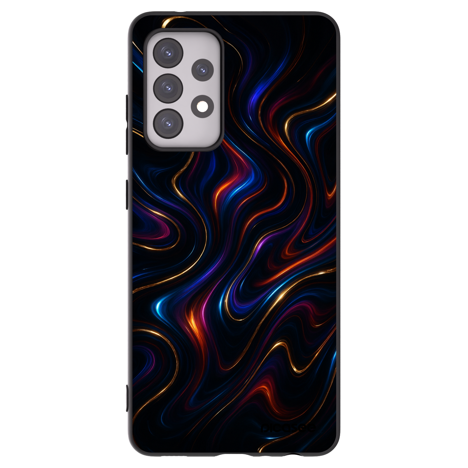 Picasee Samsung Galaxy A52s 5G A528B Hülle - Schwarzes Silikon - Noir