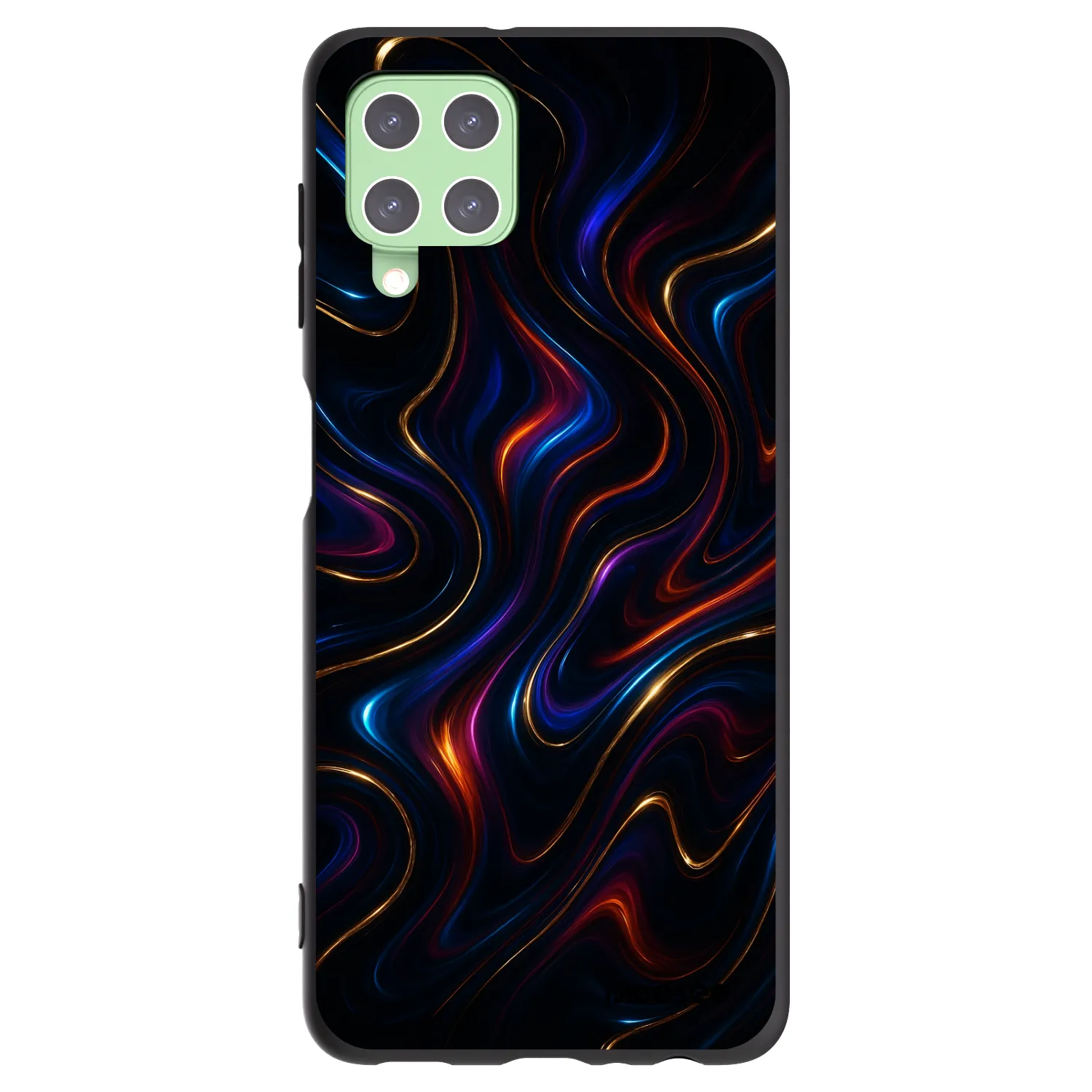 Picasee Samsung Galaxy A22 A225F 4G Hülle - Schwarzes Silikon - Noir