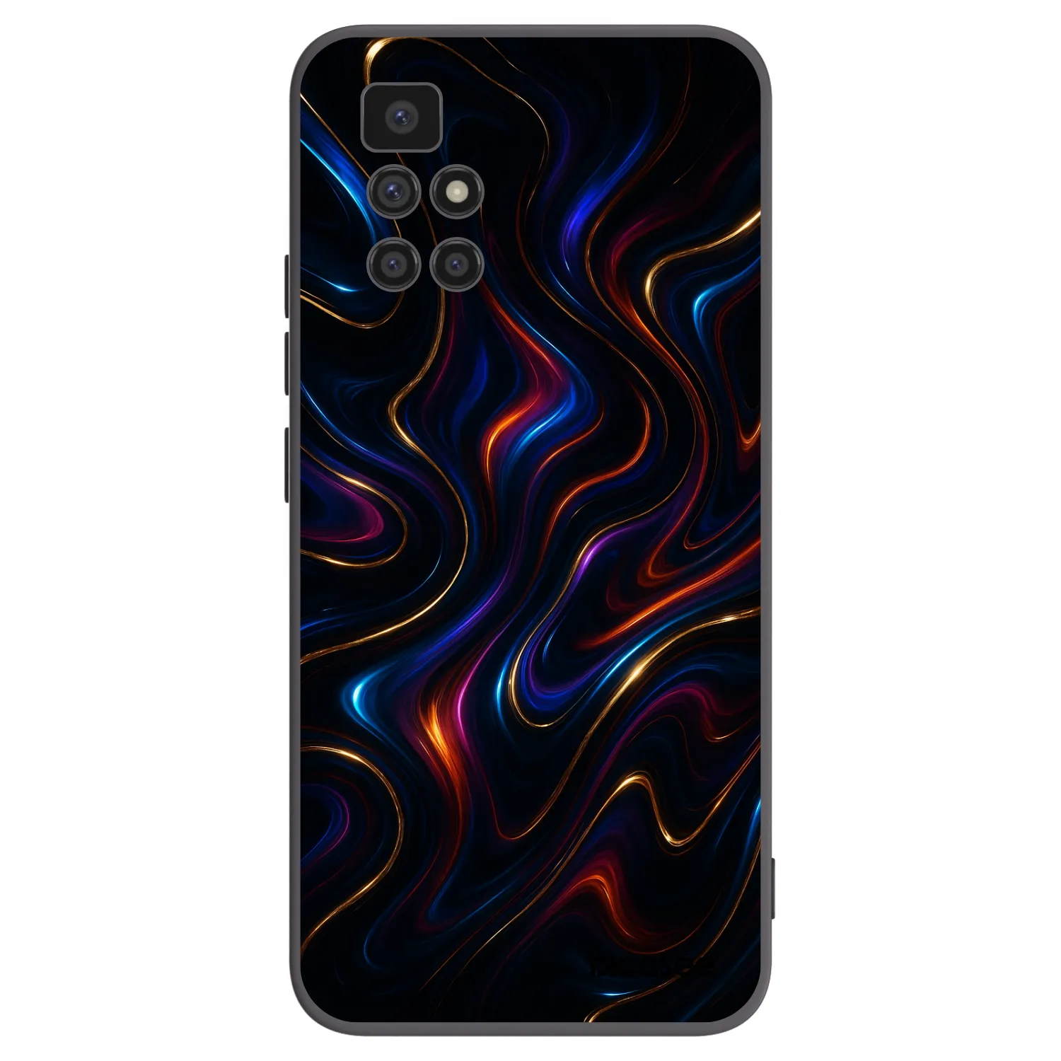 Picasee Xiaomi Redmi 10 Hülle - Schwarzes Silikon - Noir