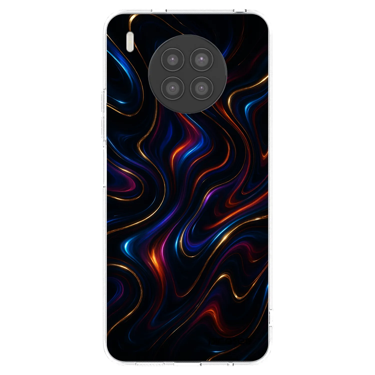 Picasee Huawei Nova 8i Hülle - Transparentes Silikon - Noir