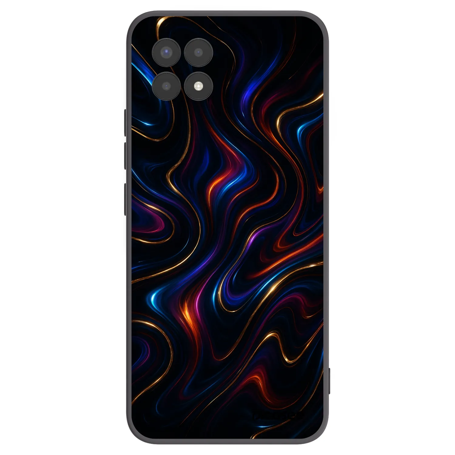 Picasee Realme 8i Hülle - Schwarzes Silikon - Noir