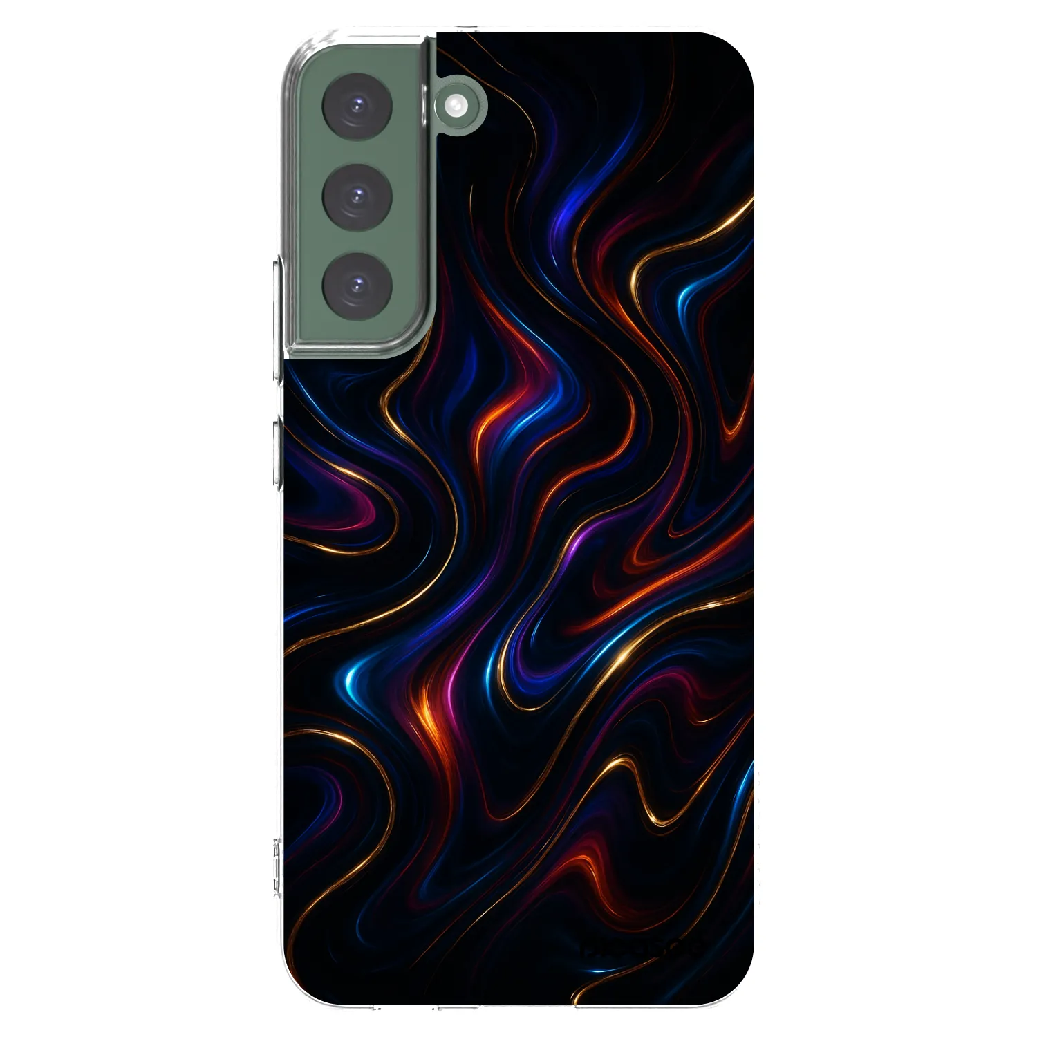Picasee Samsung Galaxy S22+ 5G Hülle - Transparentes Silikon - Noir
