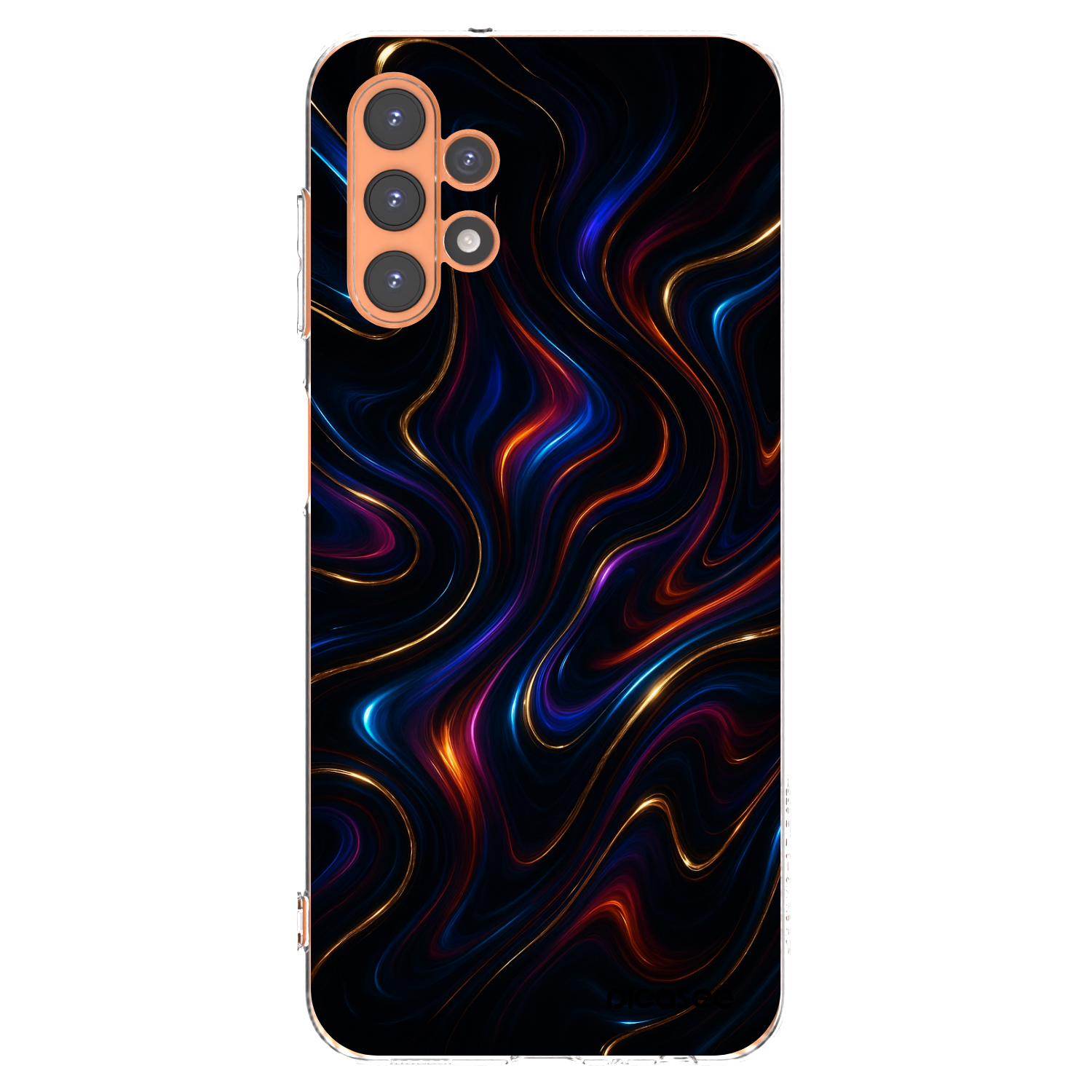 Picasee Samsung Galaxy A13 4G A135 Hülle - Transparentes Silikon - Noir
