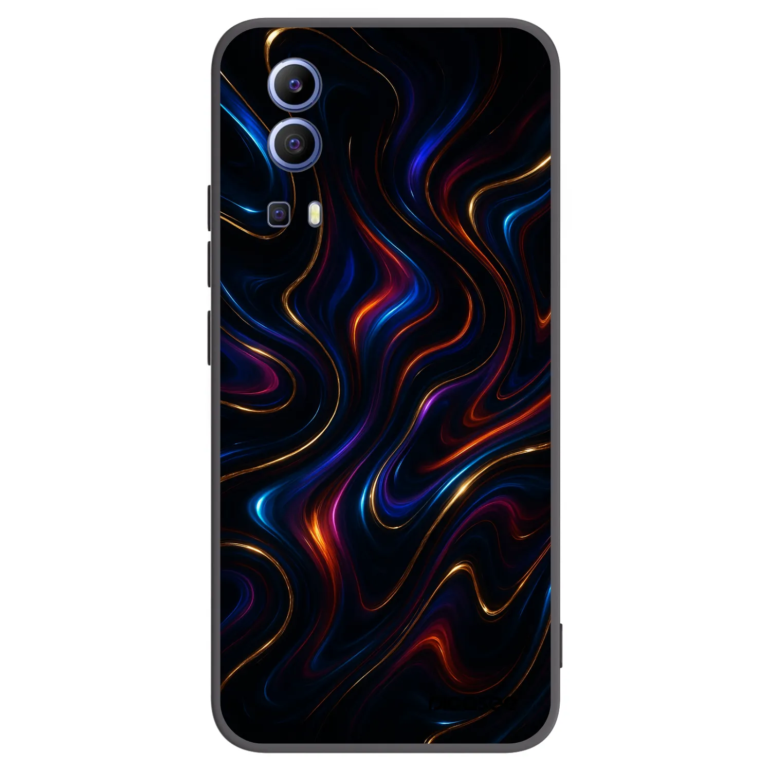 Picasee Vivo Y52 5G Hülle - Schwarzes Silikon - Noir