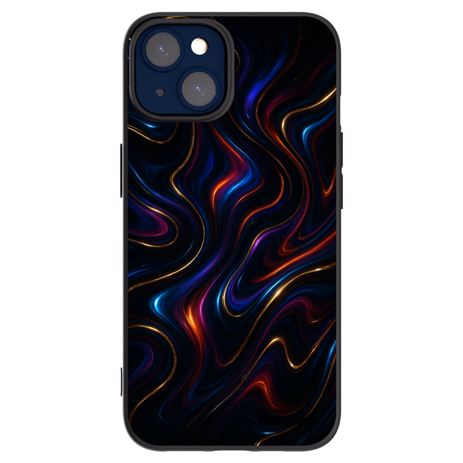 Picasee Apple iPhone 14 Hülle - Schwarzes Silikon - Noir