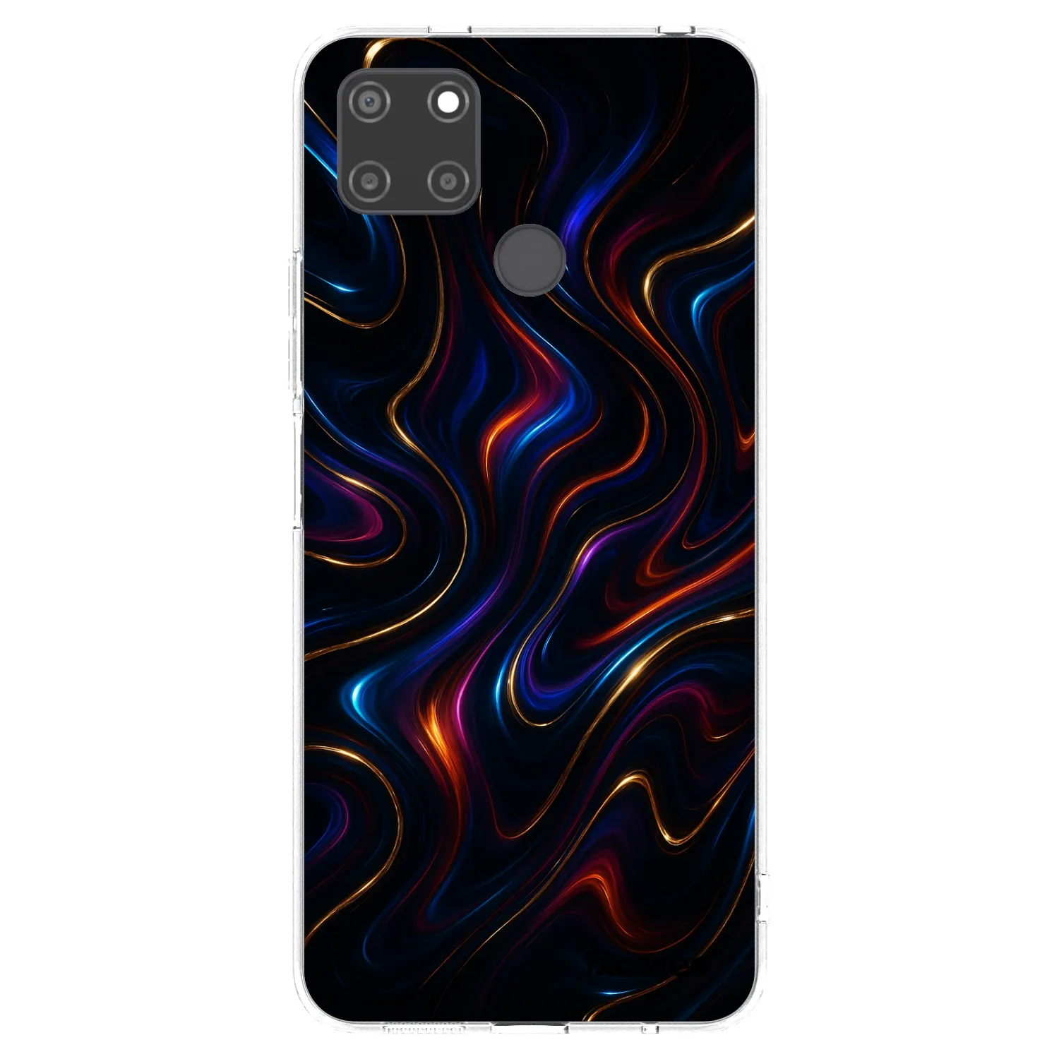 Picasee Realme C21Y Hülle - Transparentes Silikon - Noir