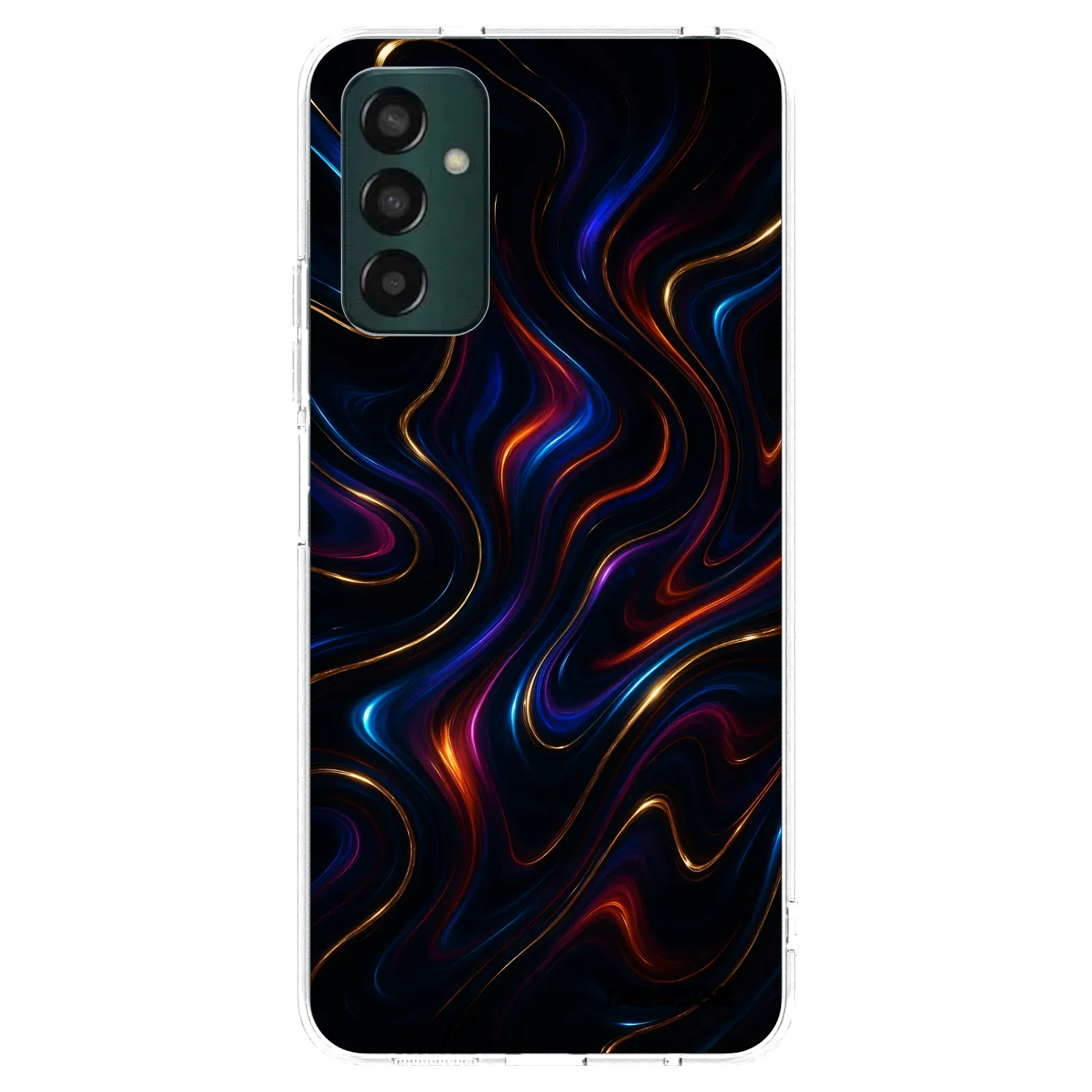 Picasee Samsung Galaxy M13 M135F Hülle - Transparentes Silikon - Noir