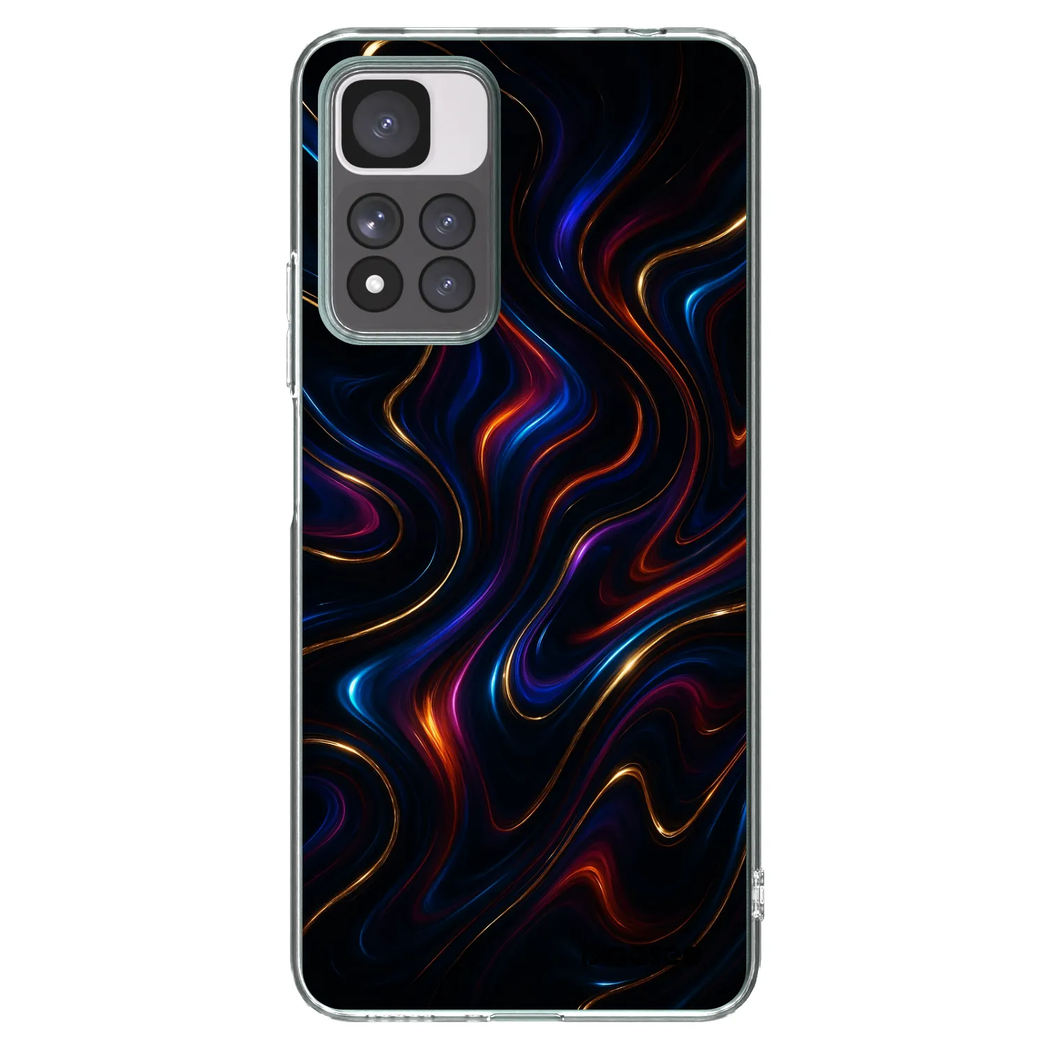 Picasee Xiaomi Redmi Note 11 Pro+ 5G Hülle - Transparentes Silikon - Noir
