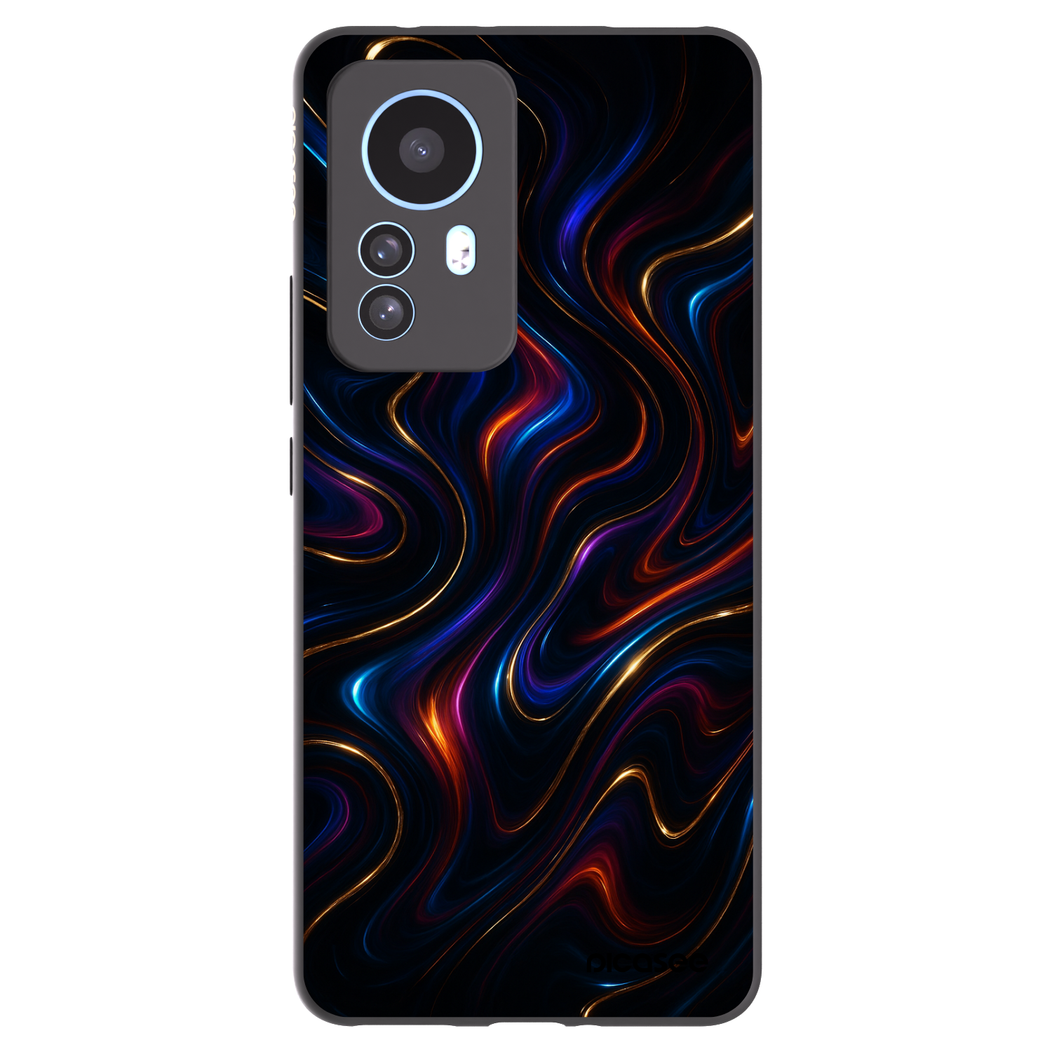 Picasee Xiaomi 12T Pro Hülle - Schwarzes Silikon - Noir