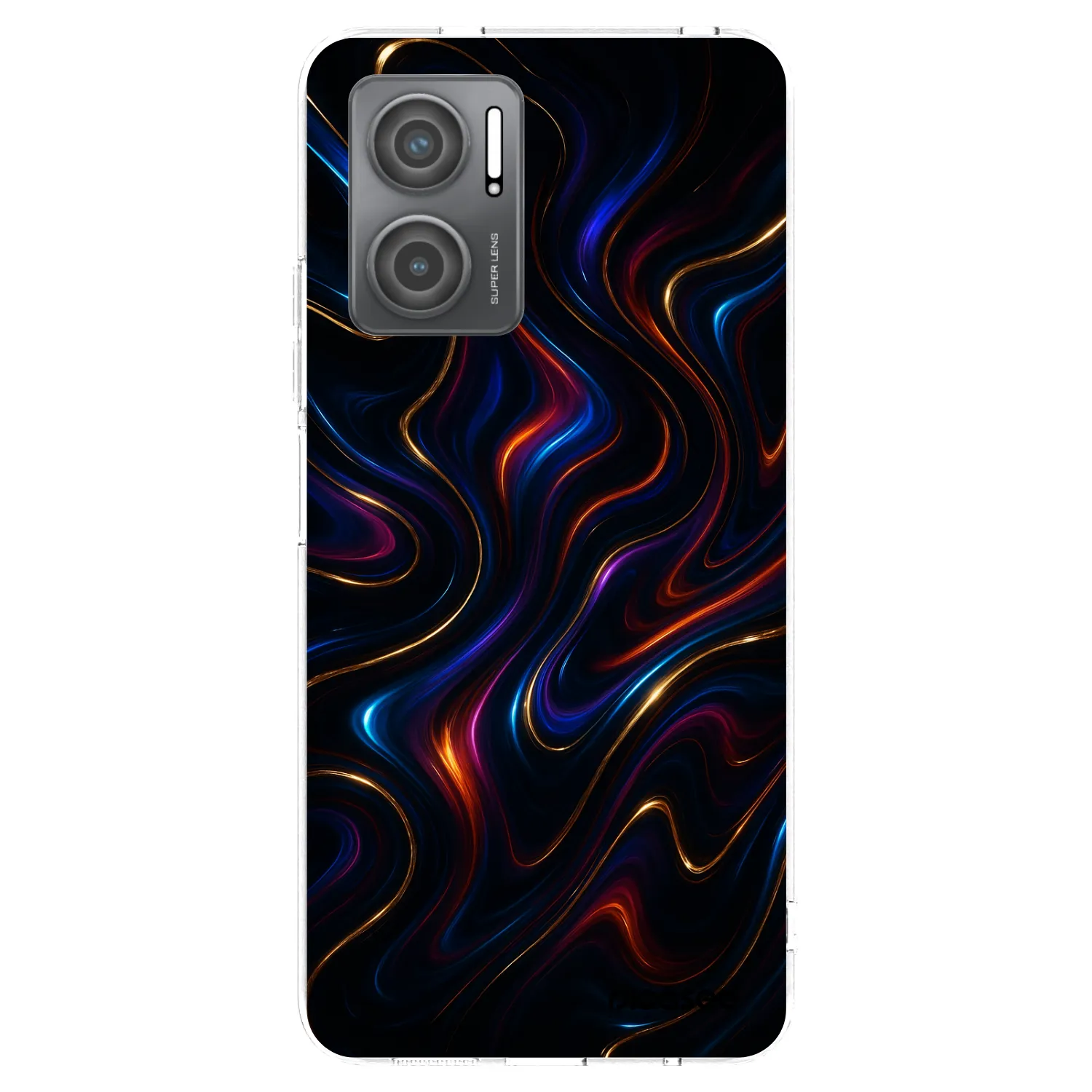 Picasee Xiaomi Redmi 10 5G Hülle - Transparentes Silikon - Noir