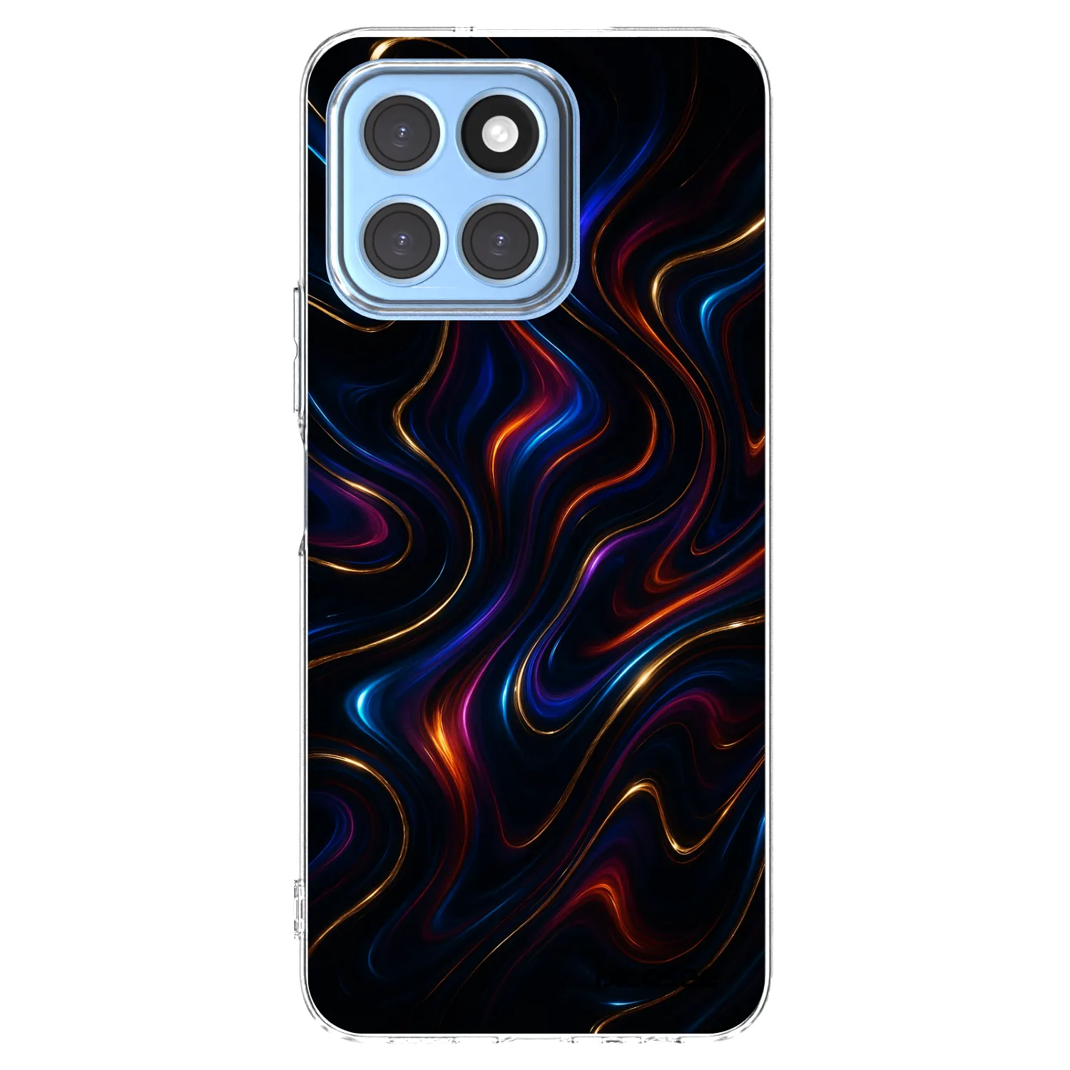 Picasee Honor X8 5G Hülle - Transparentes Silikon - Noir