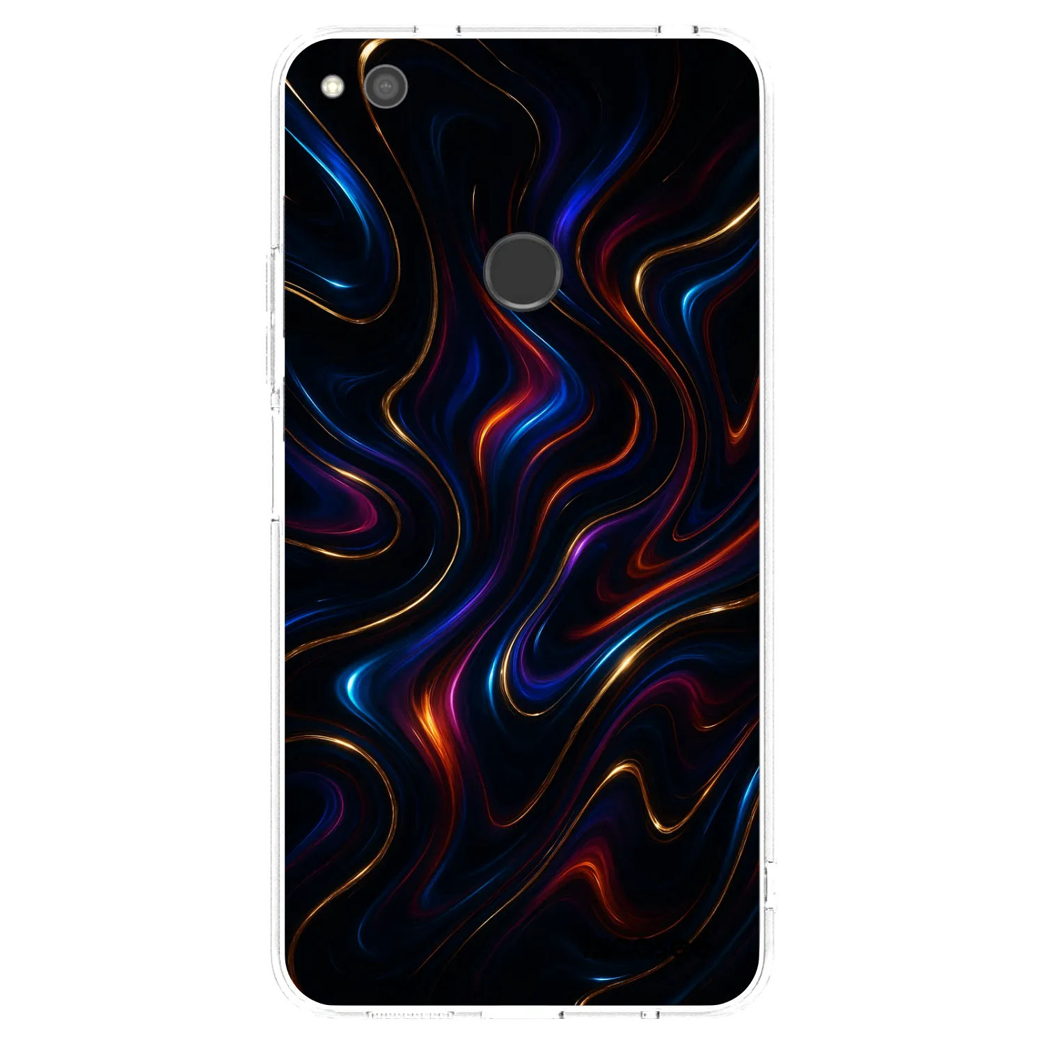 Picasee Huawei P9 Lite 2017 Hülle - Transparentes Silikon - Noir