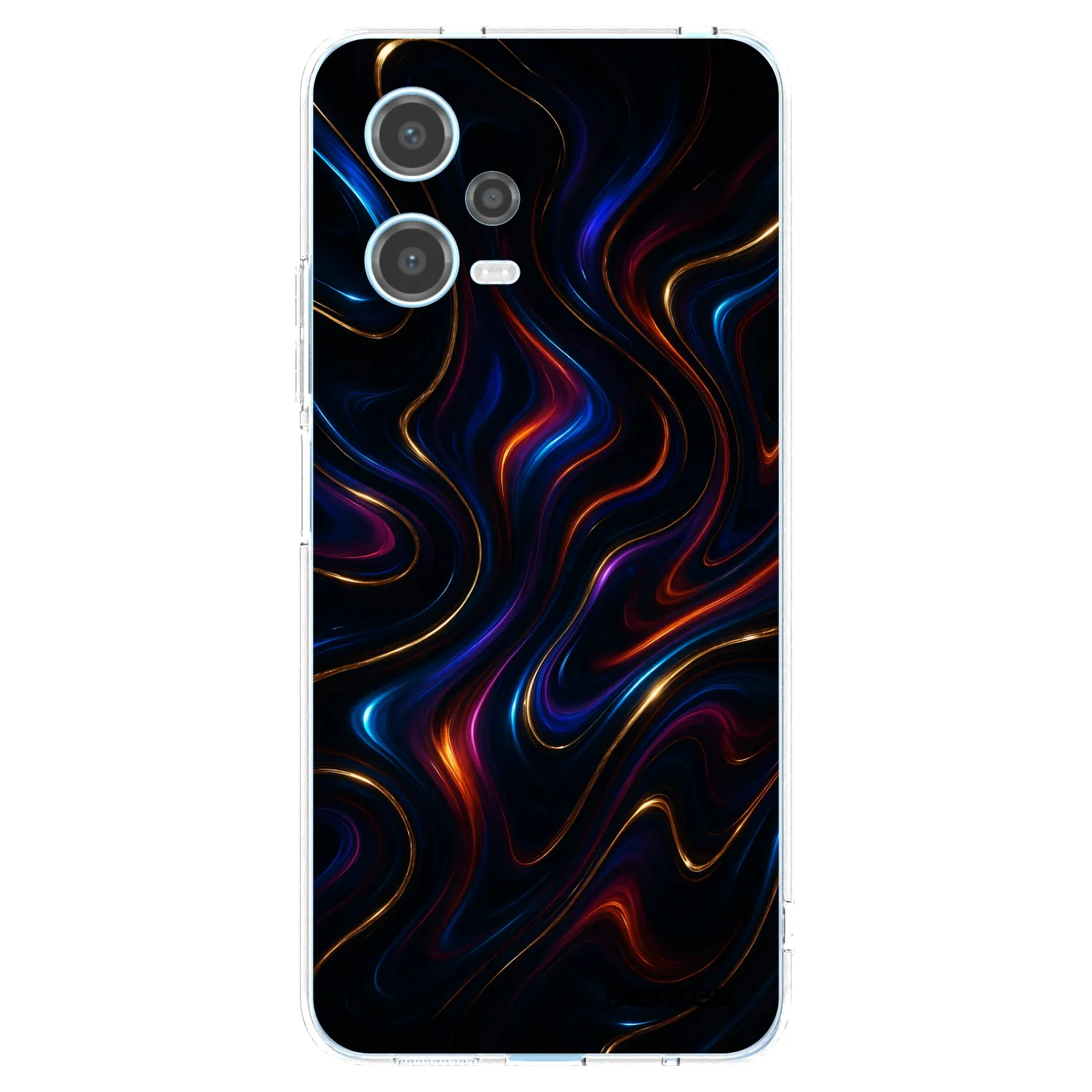 Picasee Xiaomi Redmi Note 12 5G Hülle - Transparentes Silikon - Noir
