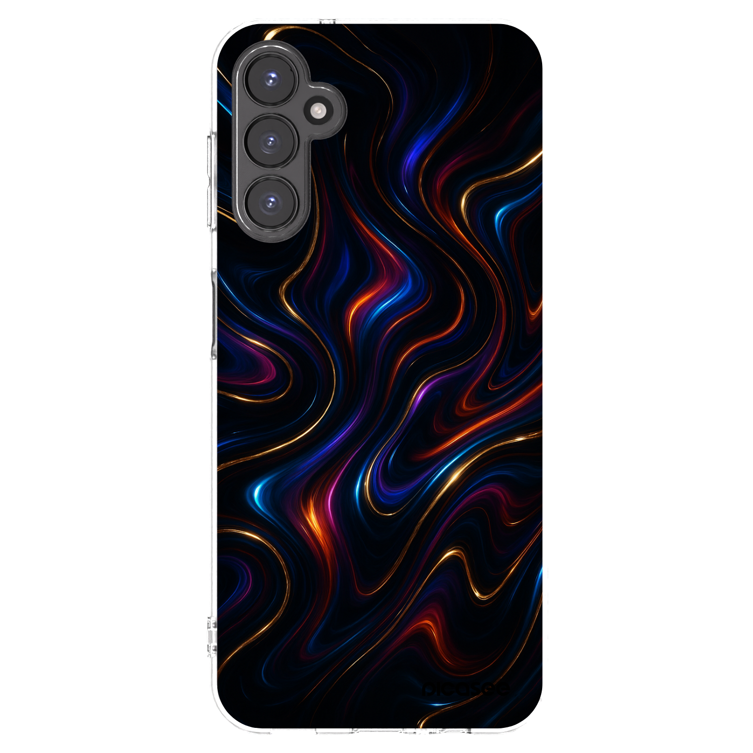 Picasee Samsung Galaxy A14 4G A145R Hülle - Transparentes Silikon - Noir