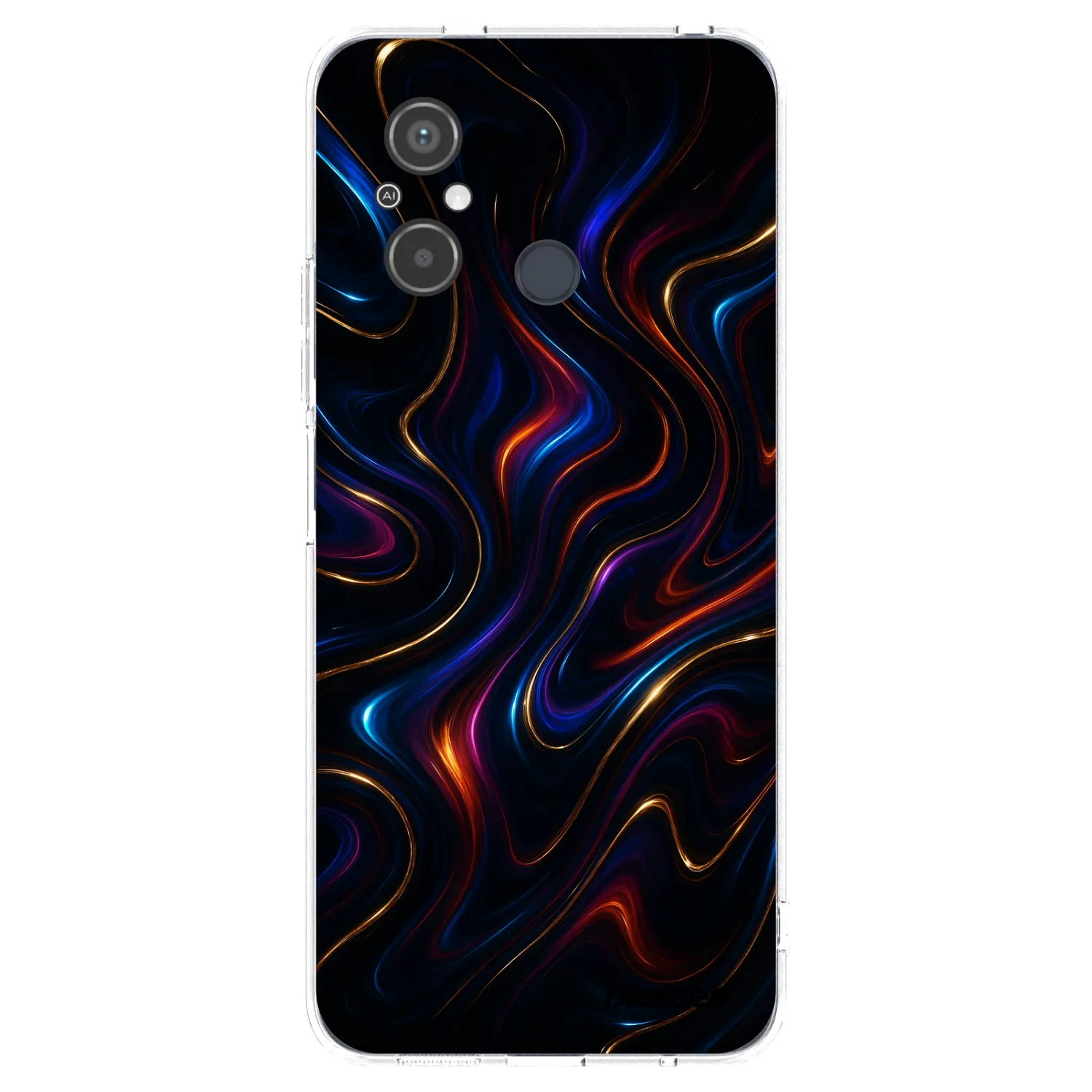 Picasee Xiaomi Redmi 12C Hülle - Transparentes Silikon - Noir