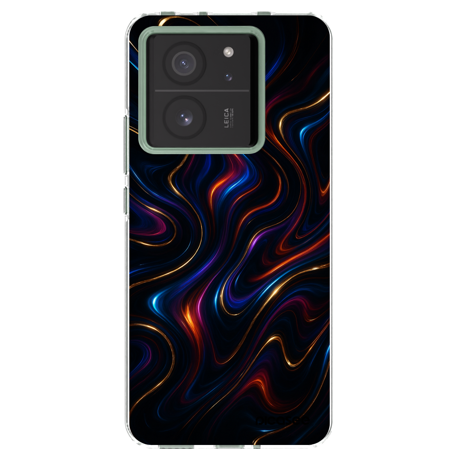 Picasee Xiaomi 13T Hülle - Transparentes Silikon - Noir