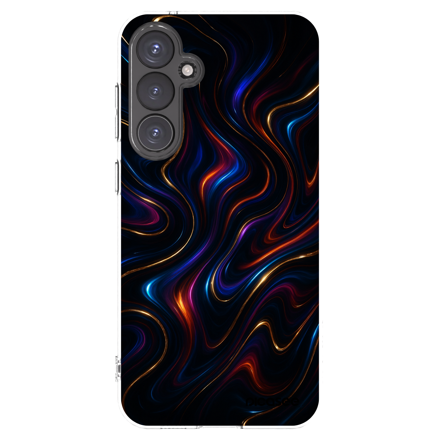 Picasee Samsung Galaxy S23 FE S711B Hülle - Transparentes Silikon - Noir