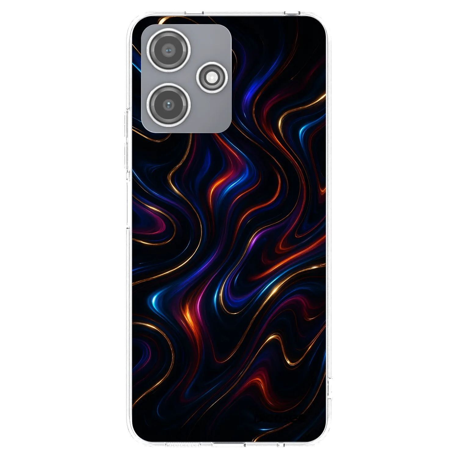 Picasee Xiaomi Redmi 12 5G Hülle - Transparentes Silikon - Noir