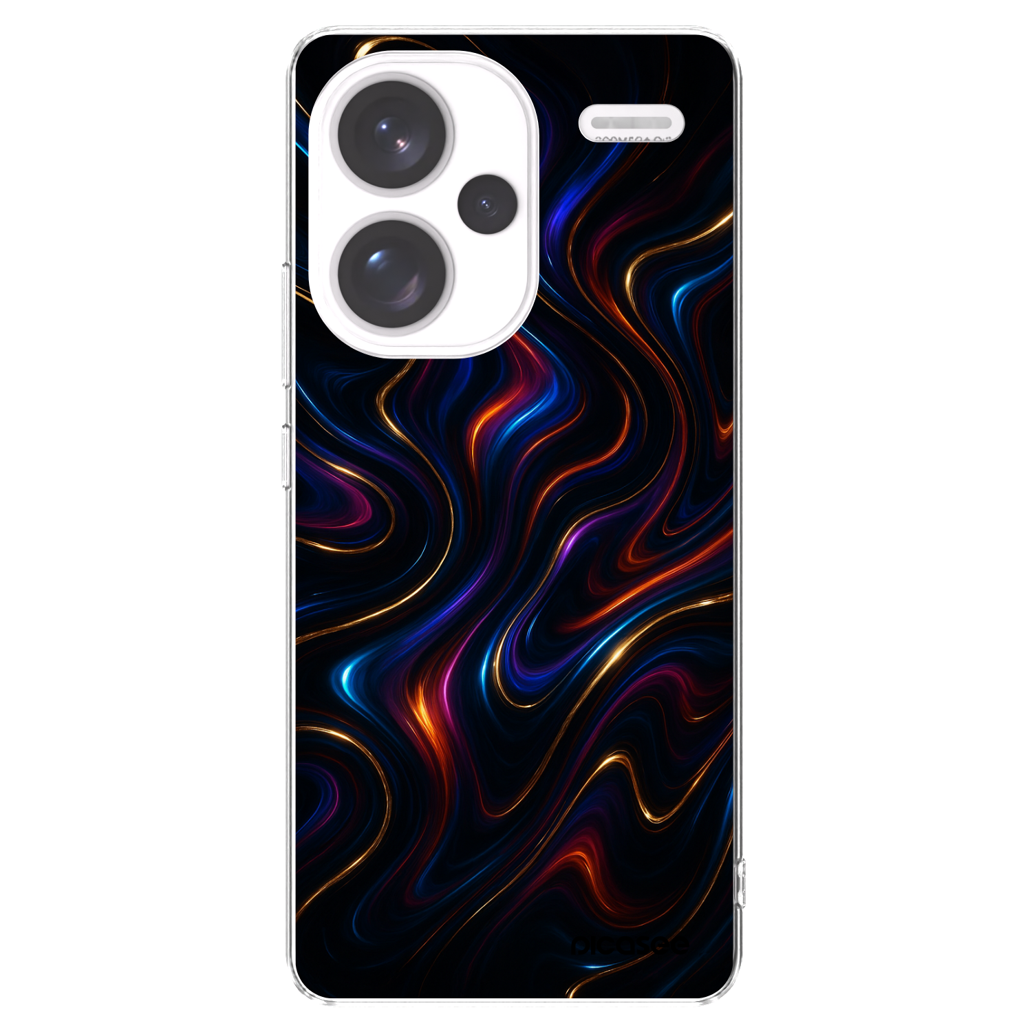 Picasee Xiaomi Redmi Note 13 Pro+ 5G Hülle - Transparentes Silikon - Noir