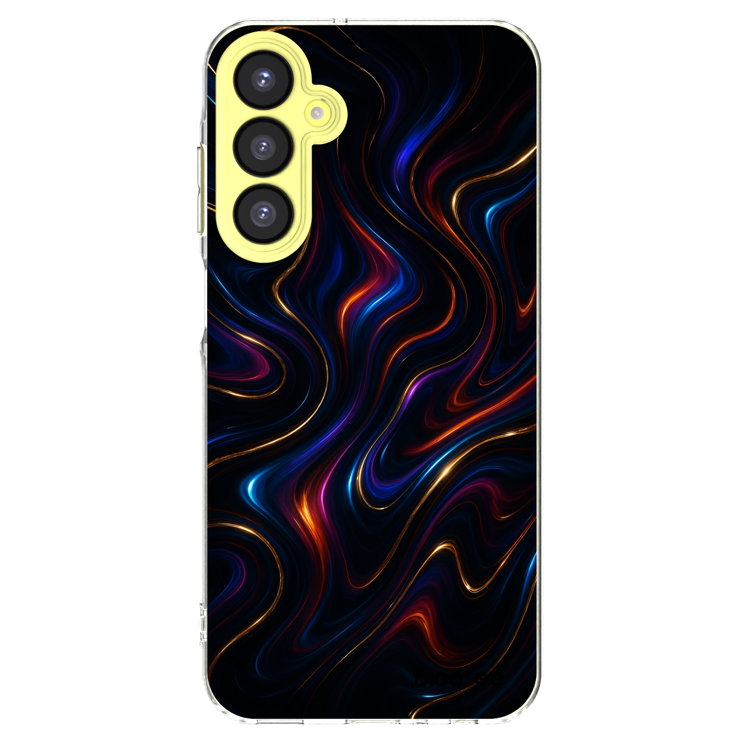 Picasee Samsung Galaxy A25 A256B 5G Hülle - Transparentes Silikon - Noir