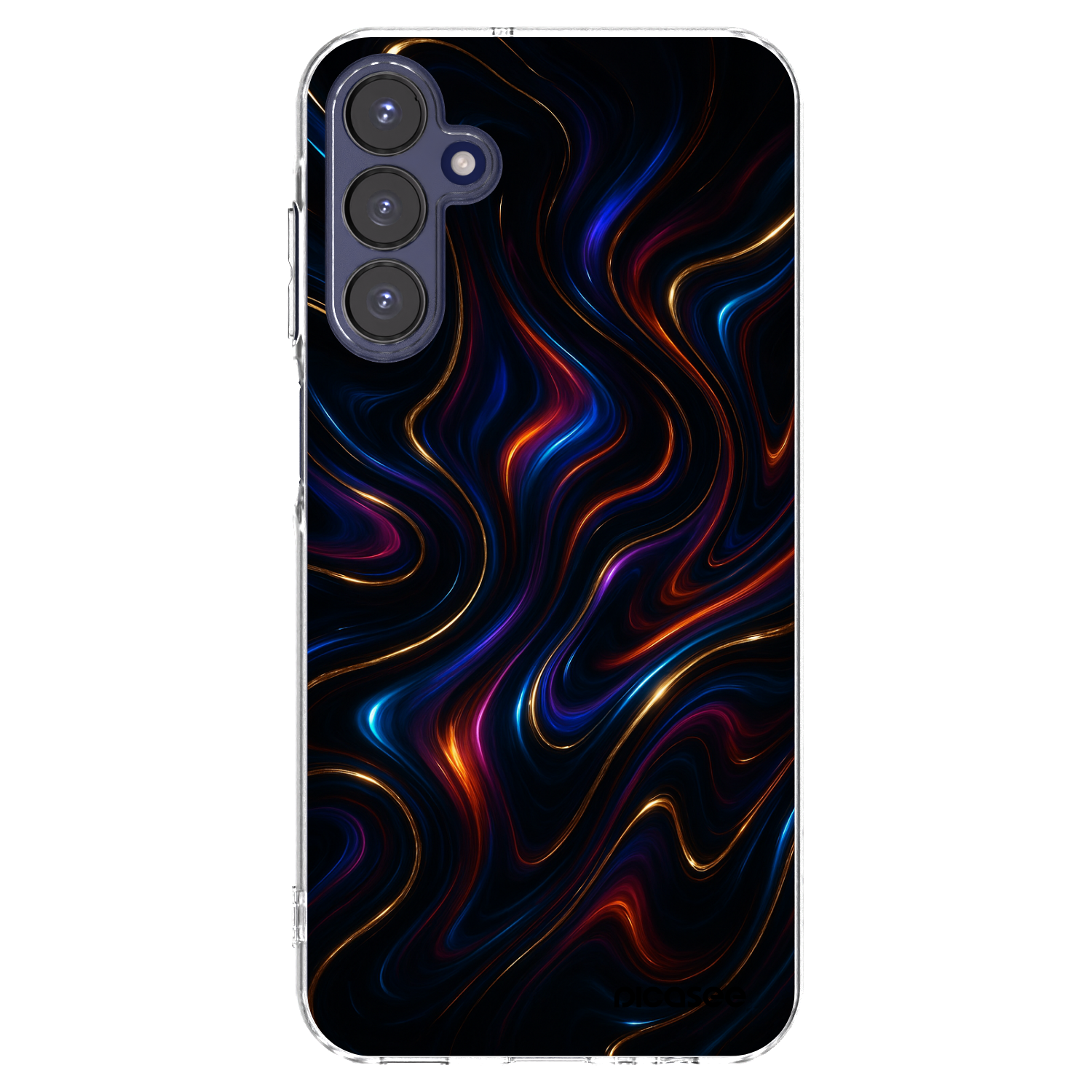Picasee Samsung Galaxy A15 A155F 4G Hülle - Transparentes Silikon - Noir