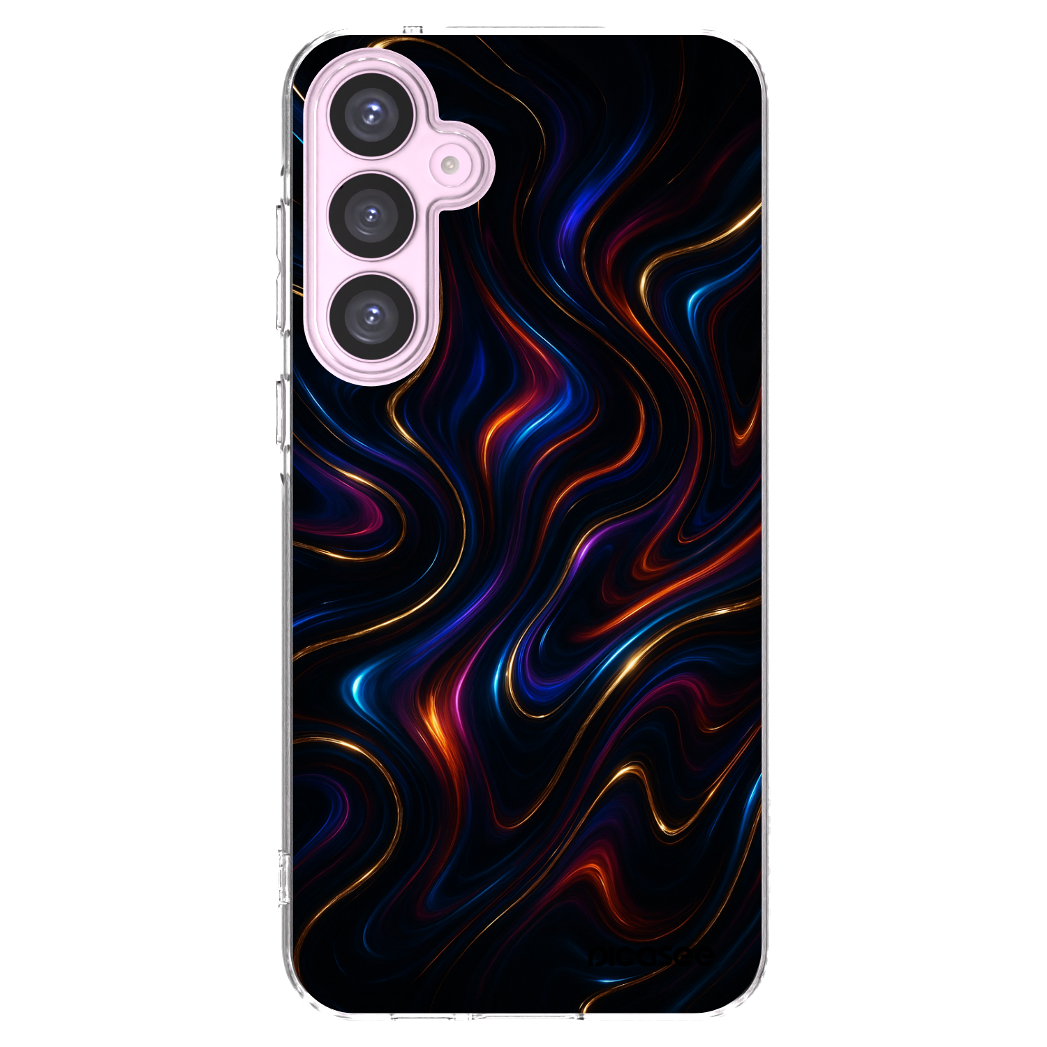 Picasee Samsung Galaxy A55 5G A556B Hülle - Transparentes Silikon - Noir