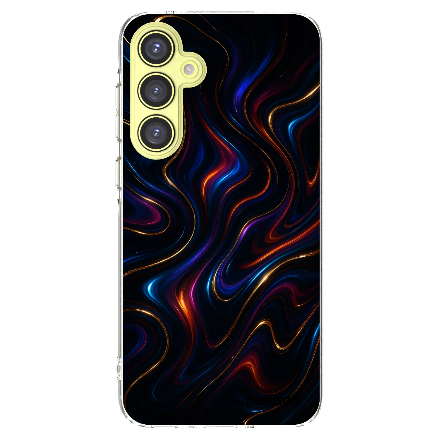 Picasee Samsung Galaxy A35 5G A356B Hülle - Transparentes Silikon - Noir