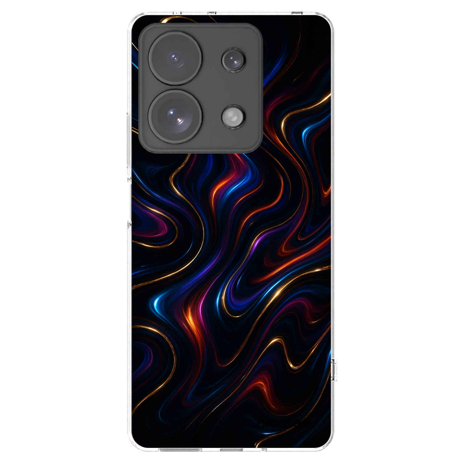 Picasee Xiaomi Redmi Note 13 Pro 4G Hülle - Transparentes Silikon - Noir